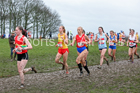 Senior girls 2019 New Balance English Schools Cross Country Champs, Temple Newsam, Leeds. Photo:  David T. Hewitson/Sports for All Pics